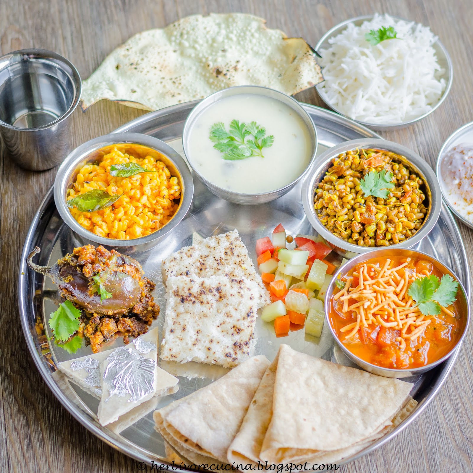 Herbivore Cucina Gujarati (Jain) Thali
