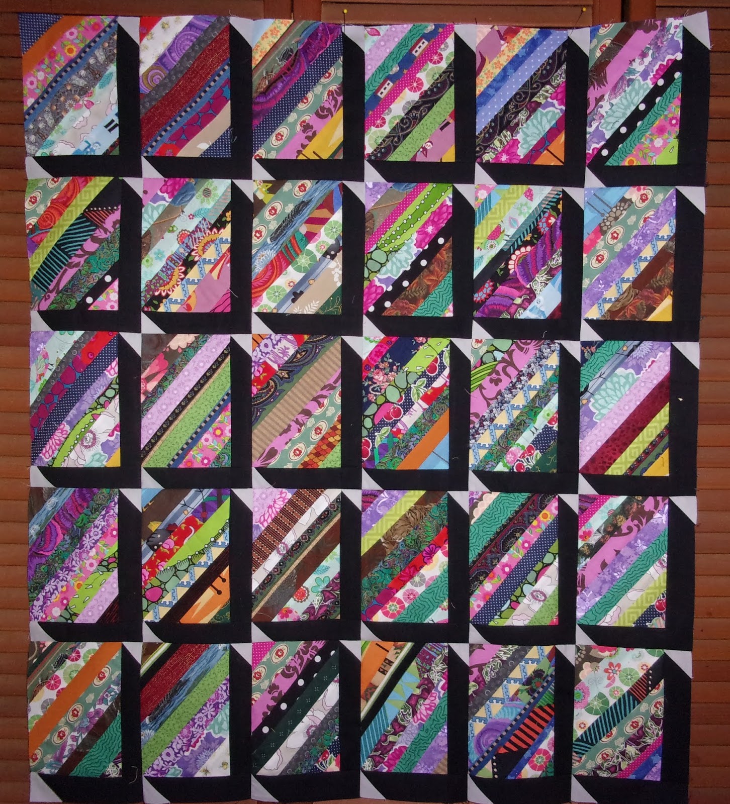 VROOMANS QUILTS: 3-D String Block Tutorial