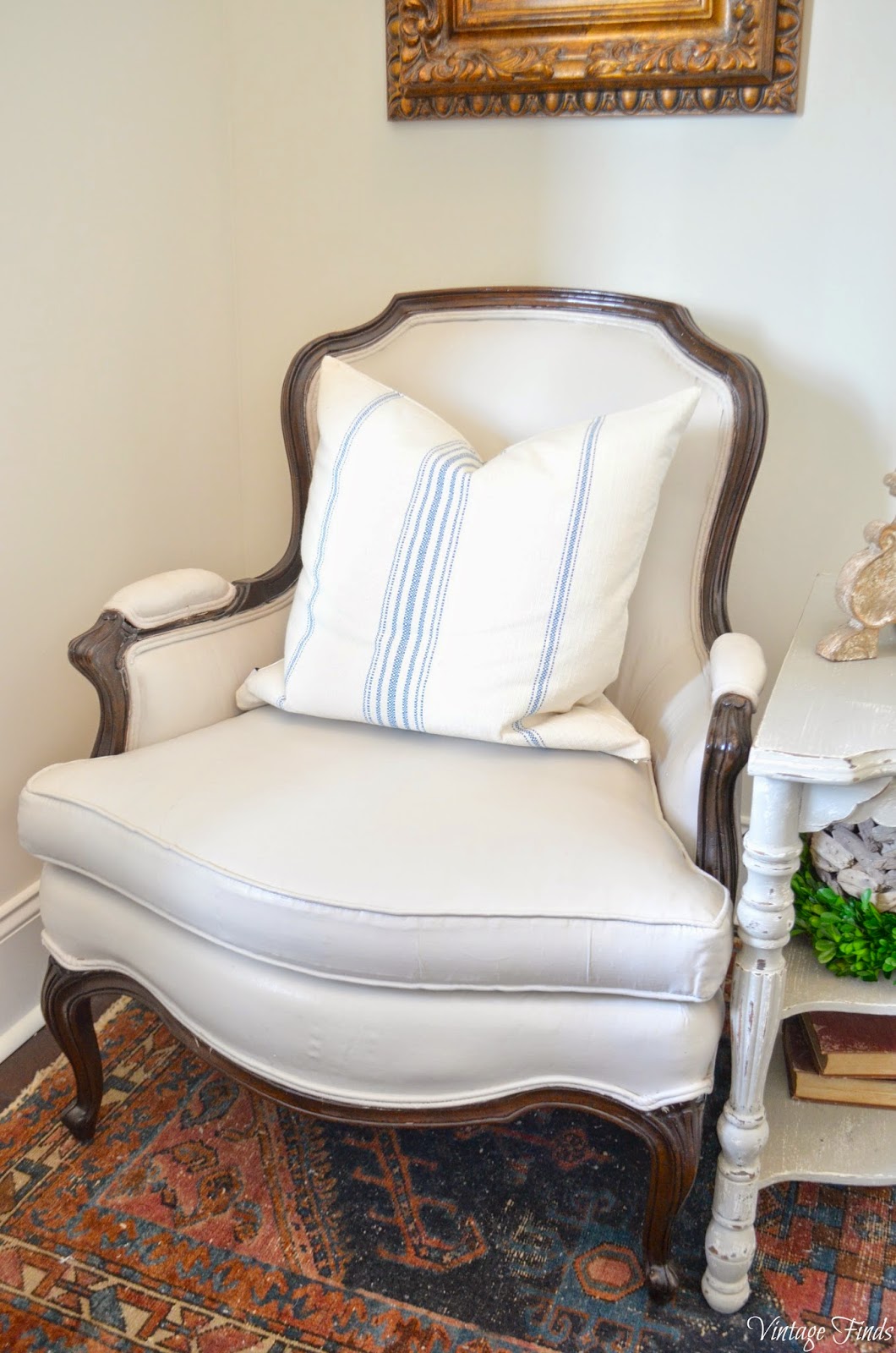 Vintage Finds: Painted Upholstered Chair