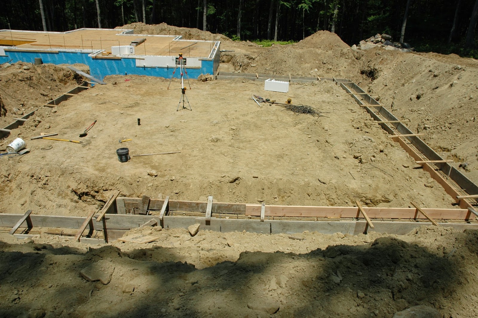 Our New England Energy Star ICF Home Build Excavation, Footings, Frost