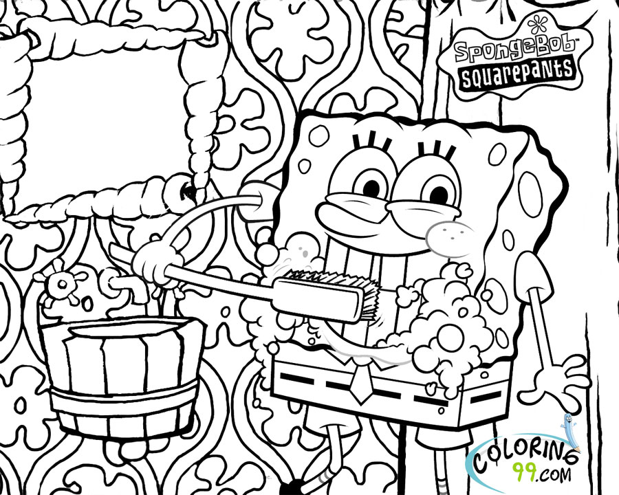 Spongebob Squarepants Coloring Pages Team Colors Spongebob Squarepants Coloring Pages Team Colors