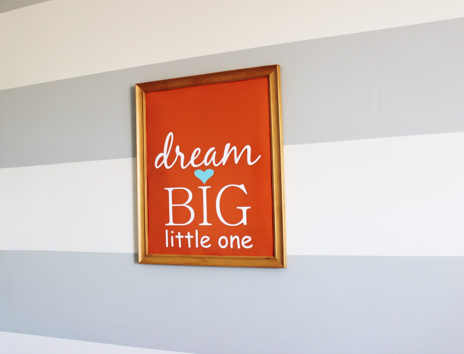 Free Nursery Printable Dream BIG Little One Wall Art Delightfully Noted