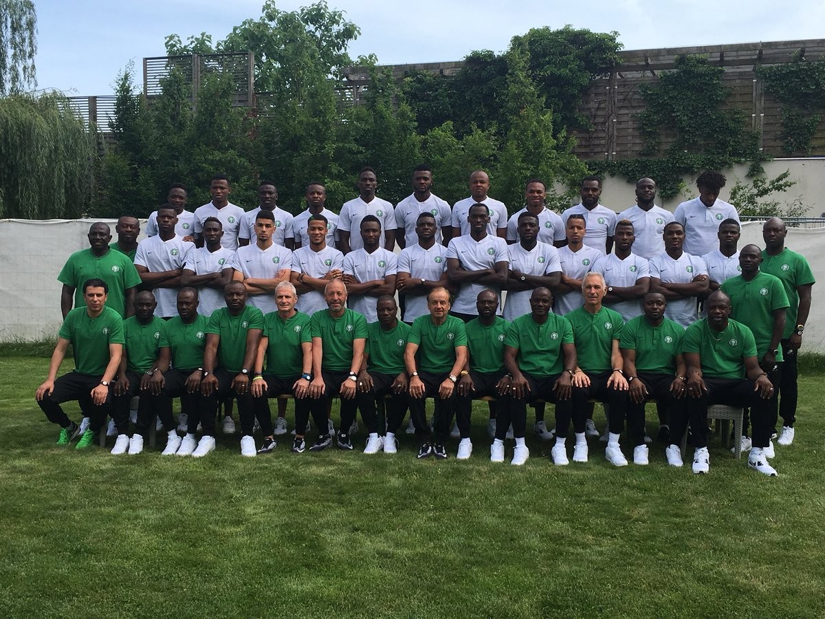 Super Eagles Squad Releases Official Team Photo Ahead Of World Cup In
