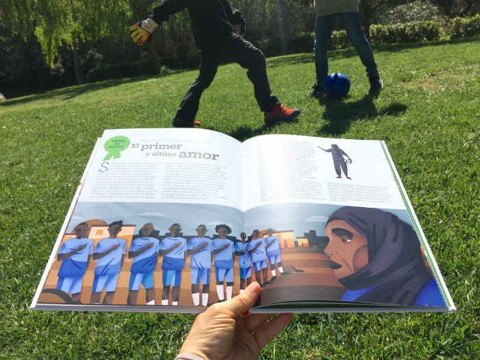 Libro Lo mejor del fútbol, biografía 18 futbolistas fomentar lectura y valores niños