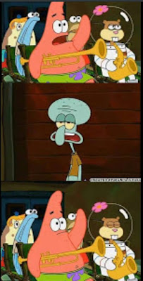 Kumpulan gambar Polosan Meme Spongebob -  Opini bodoh oleh Patrick