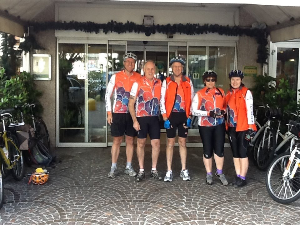 Picture from bike rental and pick up delivery service arranged at