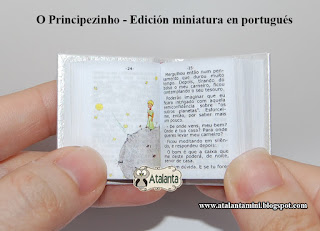 The Little Prince - miniature book - O Principezinho