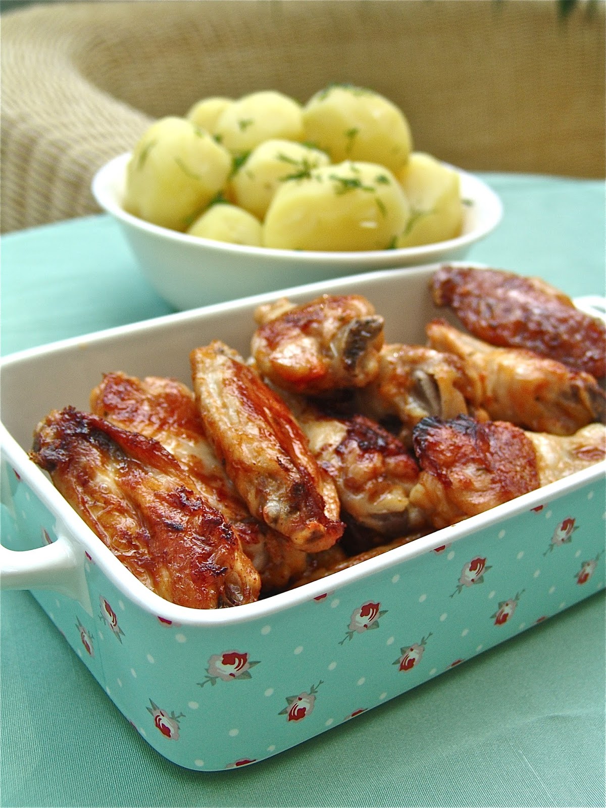 Хрустящие куриные крылышки