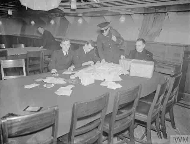 Preparing for Christmas on board HMS Victorious, 17 December 1941 worldwartwo.filminspector.com