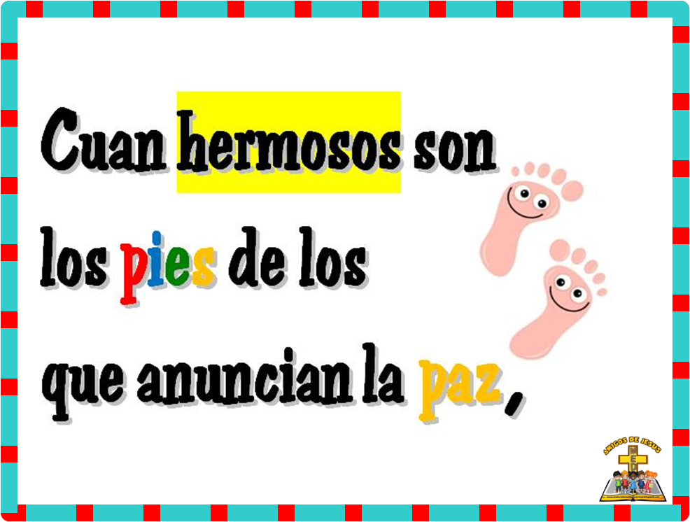 BLOG MED Amigos de Jesús: SERIE MI CUERPO Y DIOS 8. "Mis pies". (Por