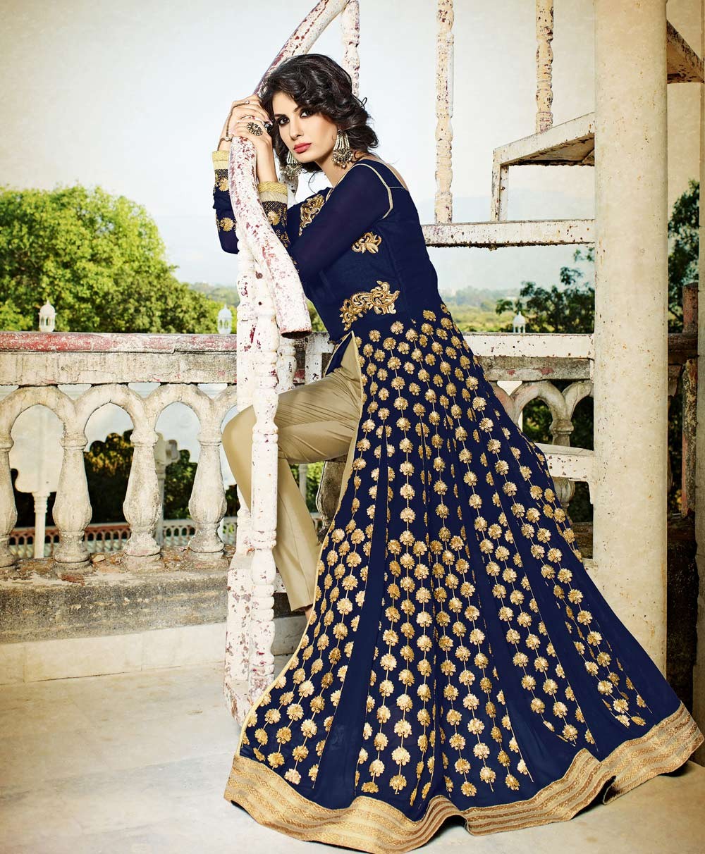 floor length frocks designs