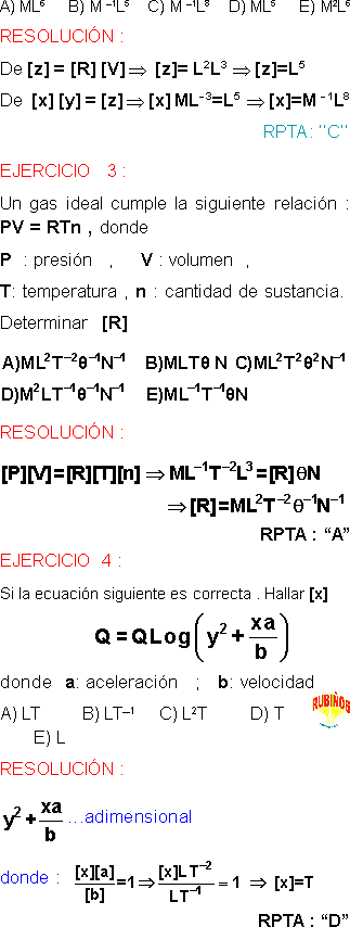 Analisis Dimensional Ejercicios Y Problemas Resueltos Pdf