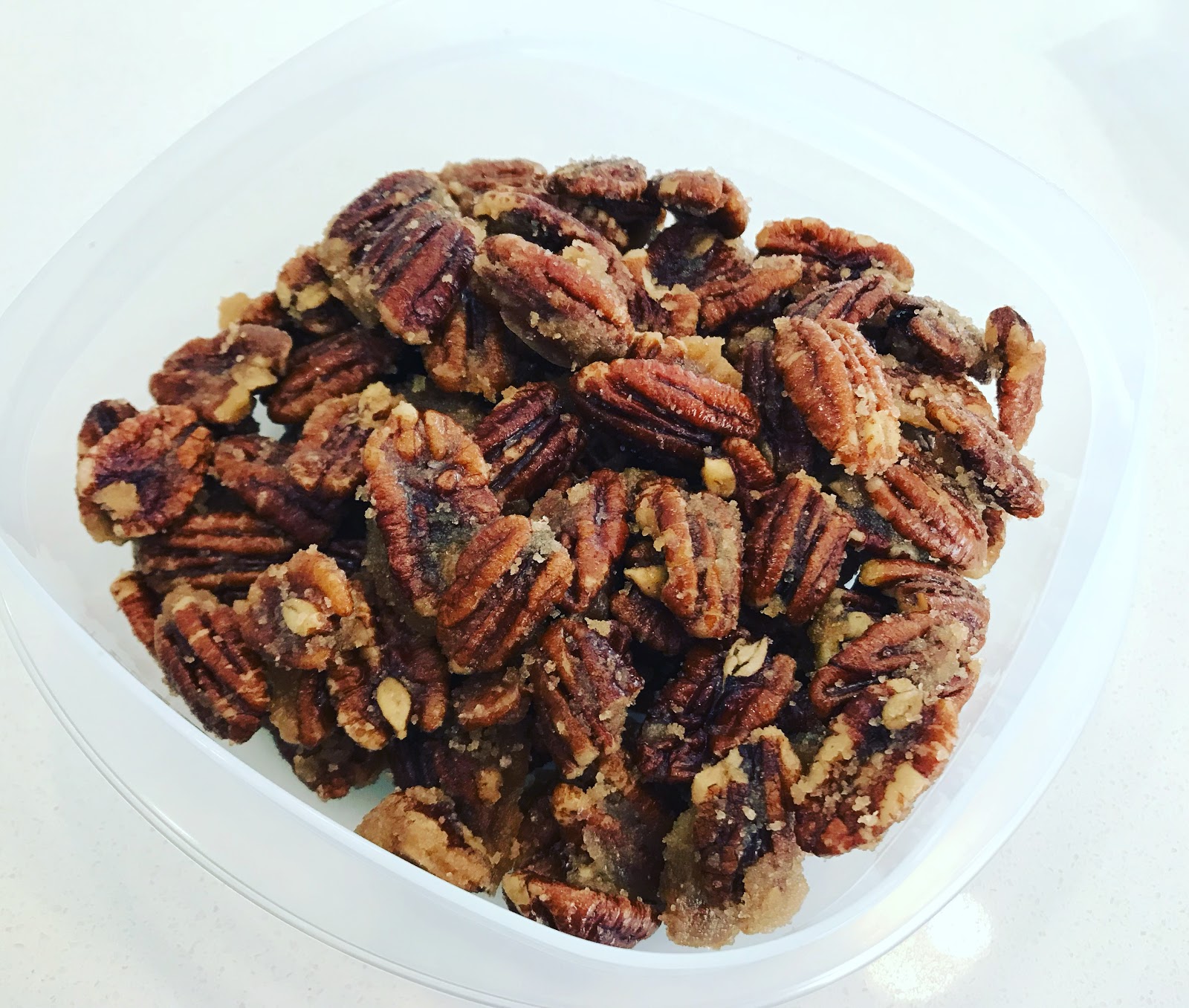 Keto Glazed Pecans Caroline's Keto Kitchen