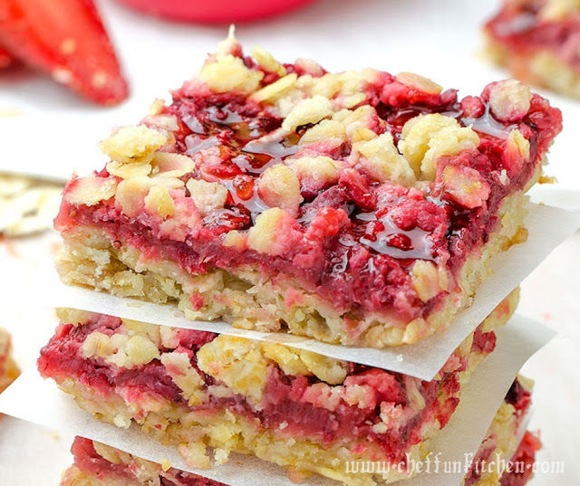 Healthy Breakfast Strawberry Oatmeal Bars Healthy Breakfast Strawberry Oatmeal Bars