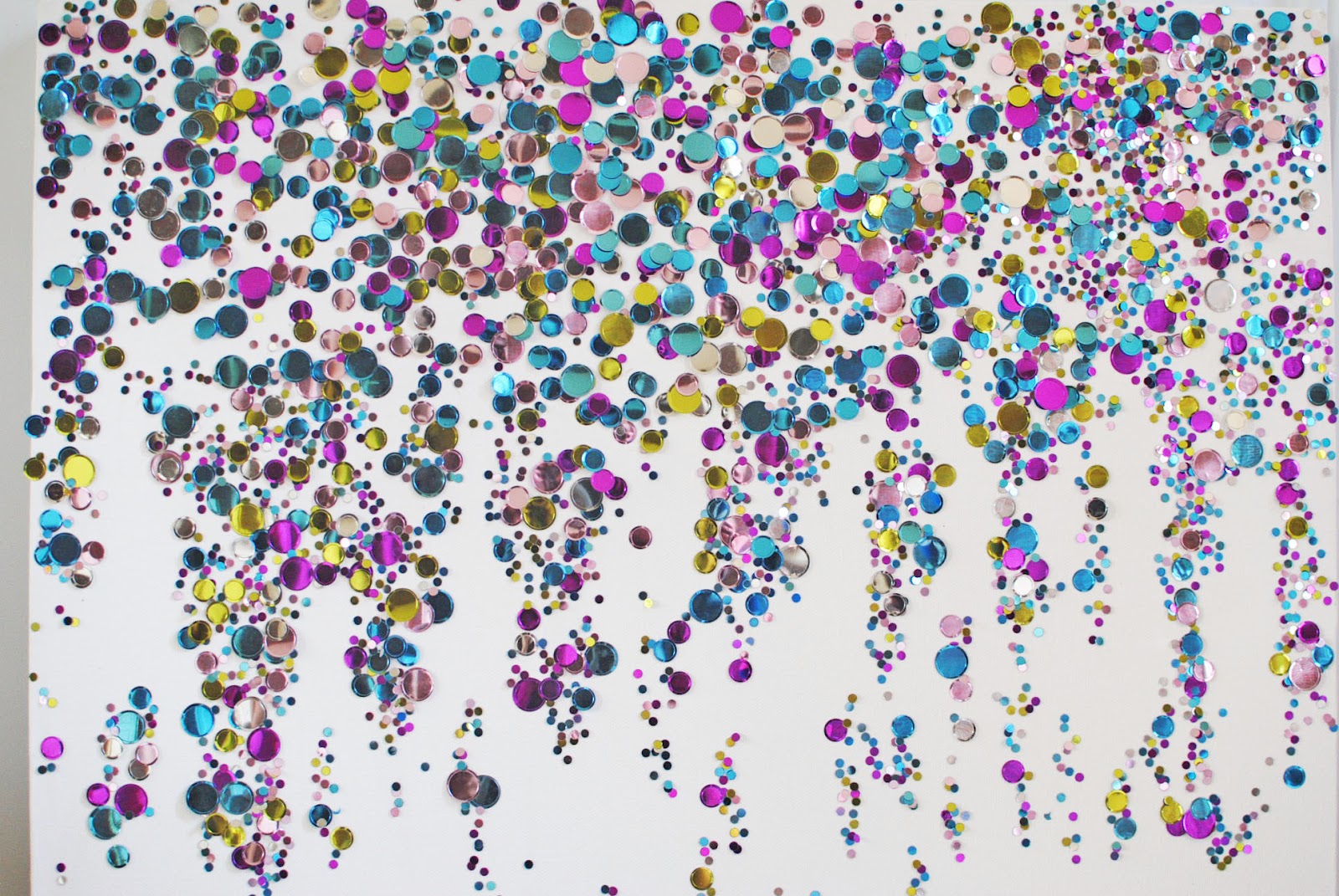 Covington and Co. Tutorial TuesdayConfetti Wall Art