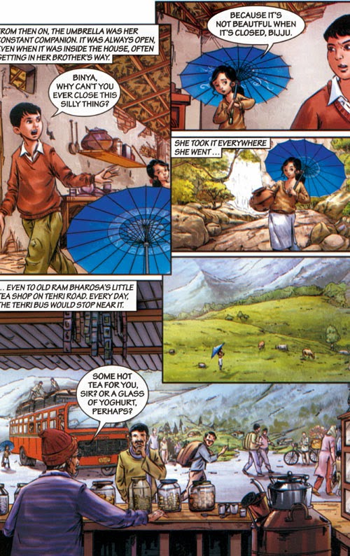 a writer's diary The Blue Umbrella A Short Story By Ruskin Bond