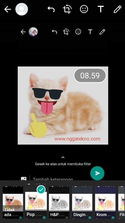 Cara Edit Foto Atau Gambar di Whatsapp Tanpa Aplikasi ...
