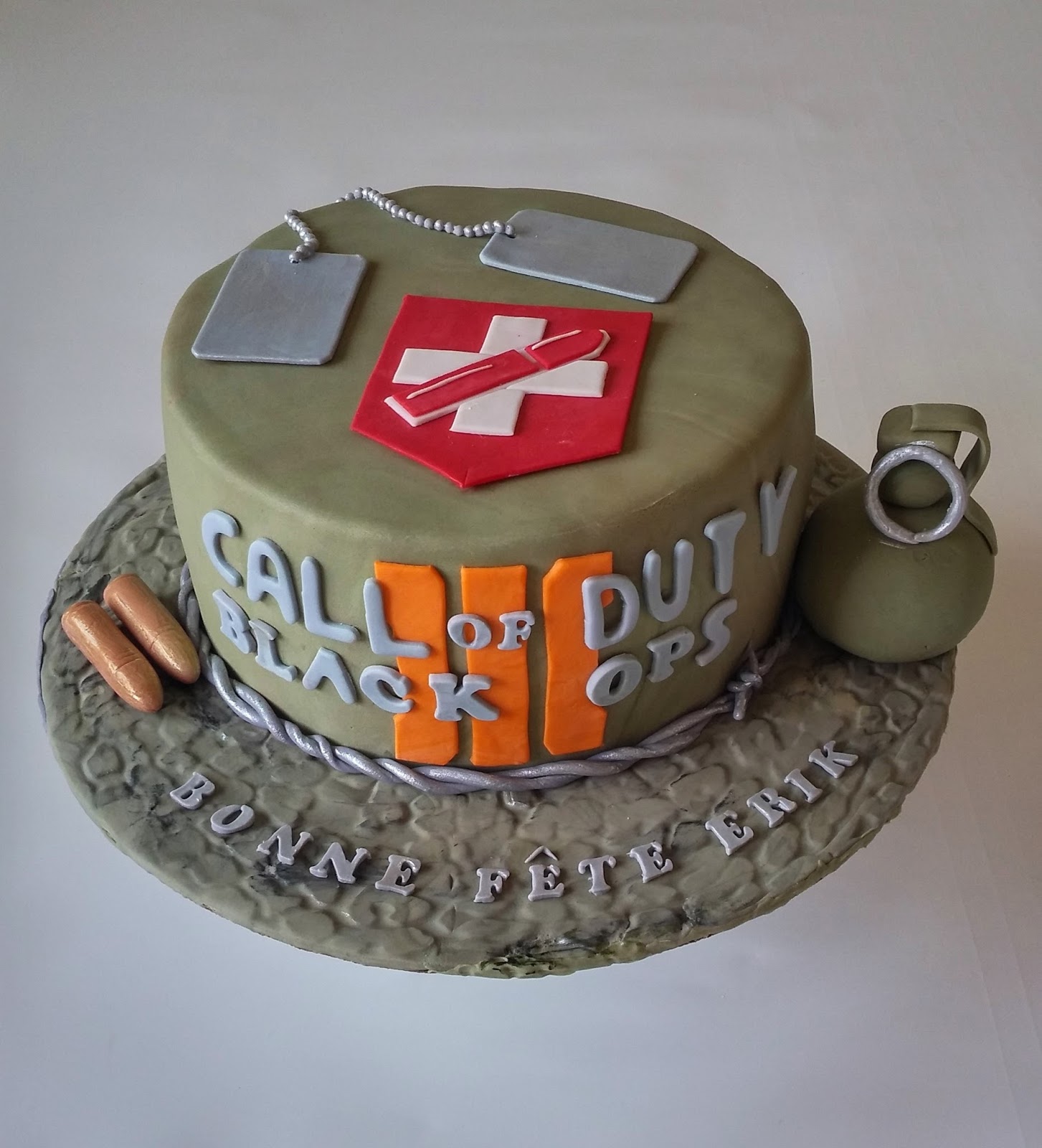 Cakesophia Call Of Duty Iii Cake