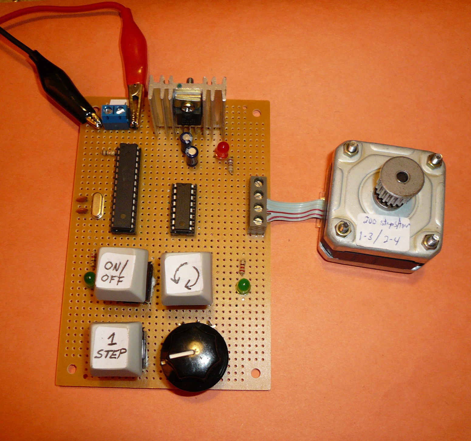 Comment Utiliser Une Plaque D essai Electronique Schema Pour Bouton Poussoir Électronique en amateur: Fabrication d'un pilote pour moteur pas à pas