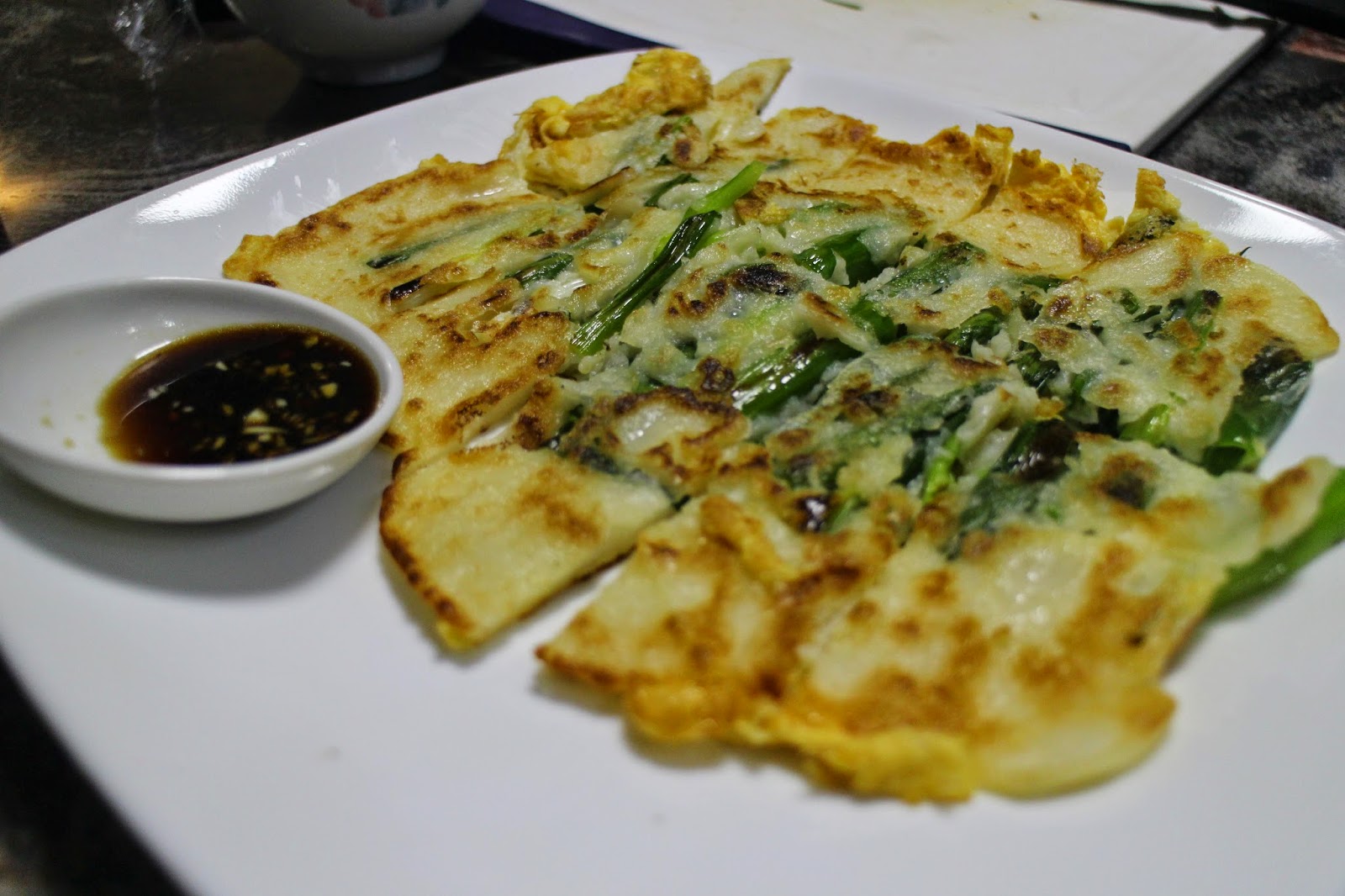 FABULA FOOD Pajeon (Korean Green Onion Pancake) Recipe