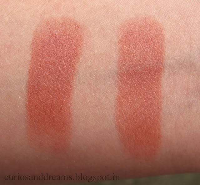 Lakme 9 to 5 Lipstick Coffee Command review, lakme coffee command swatch