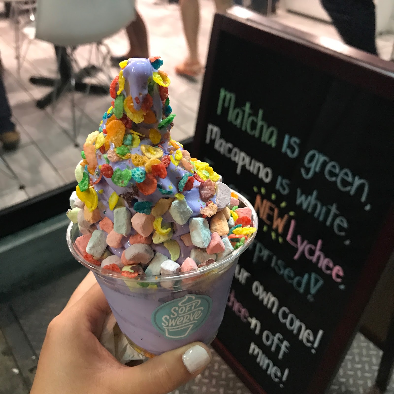 [NYC Soho] Soft Swerve Soft serve ice cream (purple sweet potato