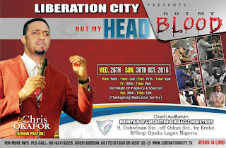 DR CHRIS OKAFOR SET TO SHAKE NIGERIA WITH “NOT MY HEAD NOT MY BLOOD”