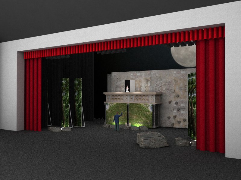 QUIN-D estudio de diseño: Escenografía para Romeo y Julieta