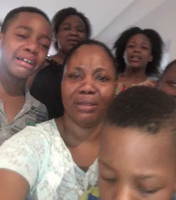 Wife and children of Billionaire kidnap kingpin Evans cries and pleads for mercy, denies knowledge of her husband's criminal activities