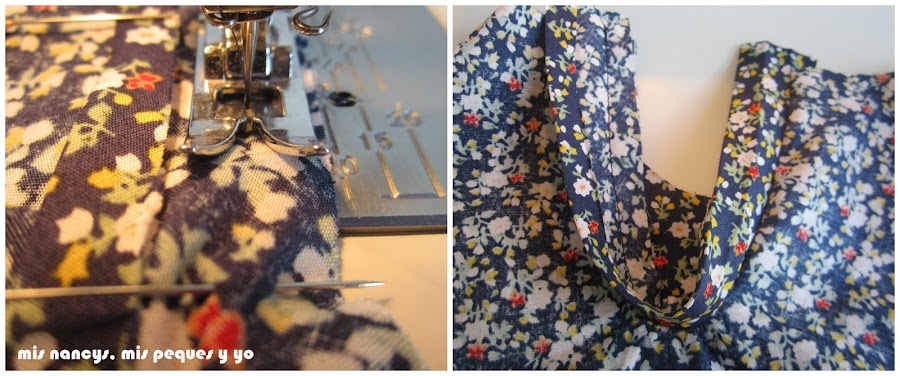 mis nancys, mis peques y yo, tutorial blusa sin mangas niña (patrón gratis), coser bies abertura