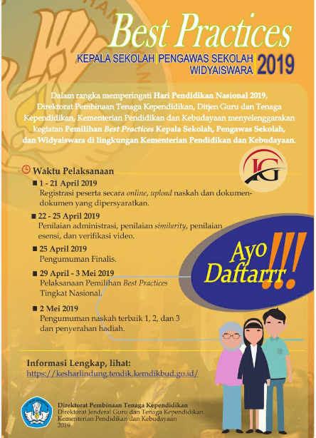 Juknis Pemilihan Best Practices Pengawas Sekolah 2019
