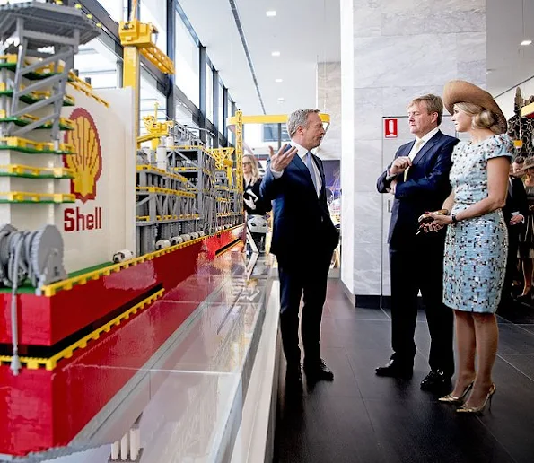 Queen Maxima and King Willem-Alexander visited Shell Prelude Control Center