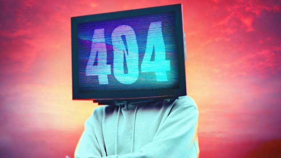 404, Screen, Monitor, Digital Art, 4K, #4.3047