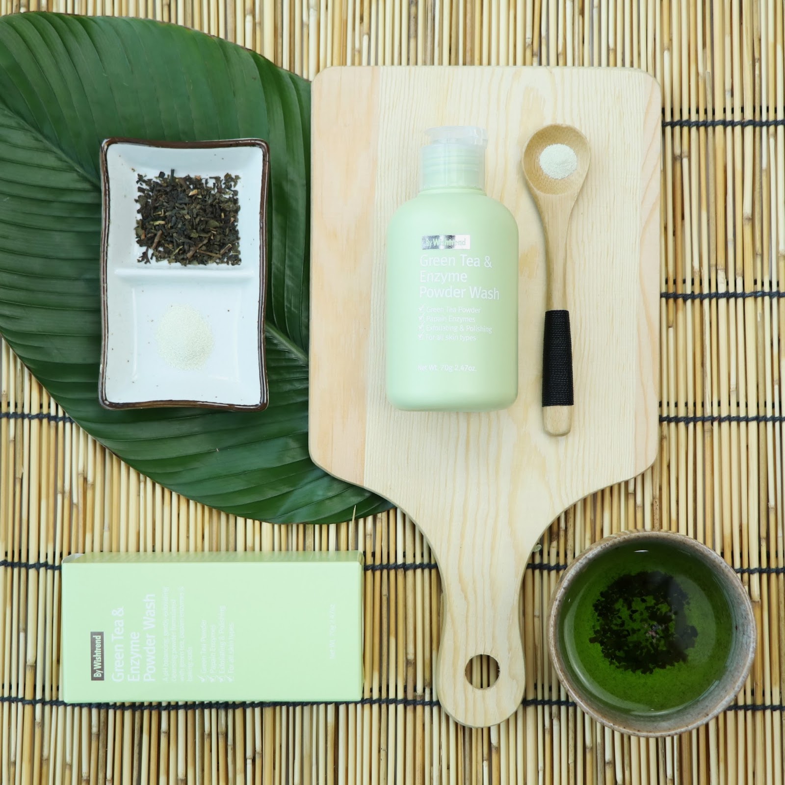 ByWishtrend Green Tea & Enzyme Powder Wash Review FISHMEATDIE