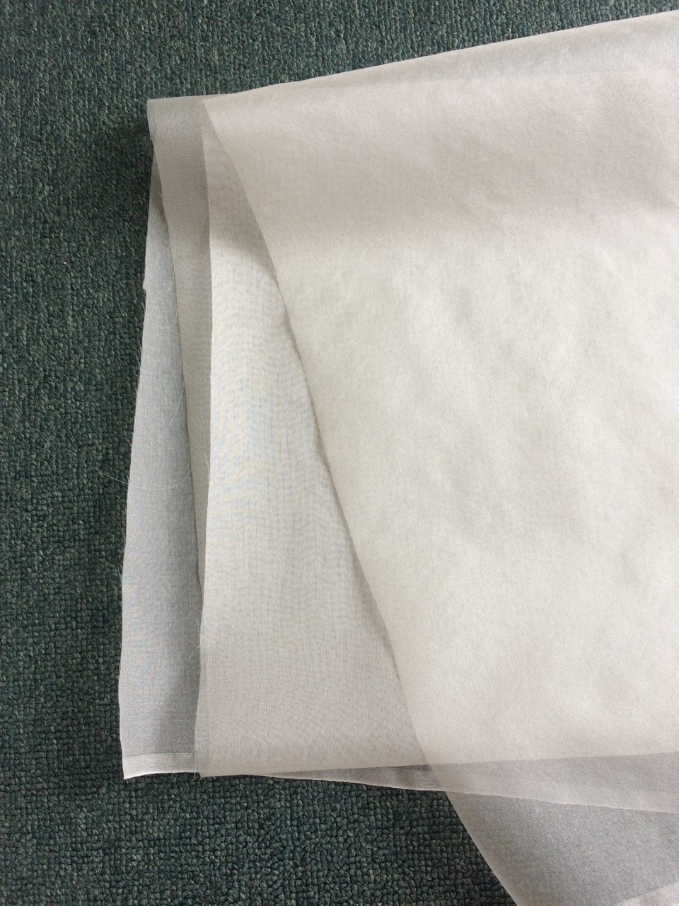 Charlotte Scott Textile Artist How to dye silk organza. Technique 1