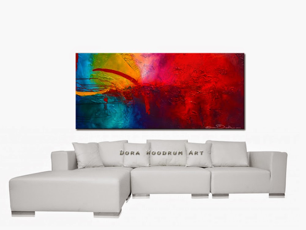 Abstract Painting "Lucid Dreams" by Dora Woodrum