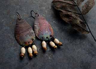 shaman and moose earrings