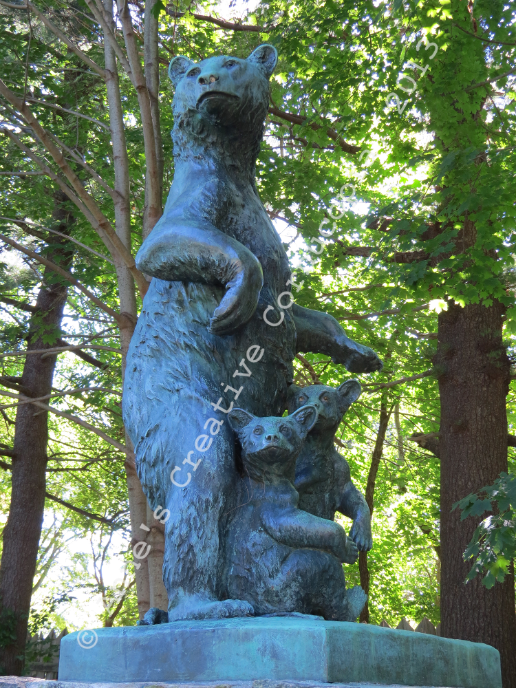 Anne's Creative Cornucopia Bears Statue Photograph