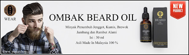 Ombak Beard Oil Minyak Ampuh Penumbuh Jenggot Penumbuh Kumis dan Penumbuh Brewok Ombak Beard Oil Minyak Ampuh Penumbuh Jenggot Penumbuh Kumis dan Penumbuh Brewok