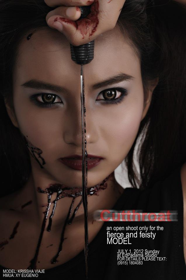 make up by XY Cut Throat Pictorial