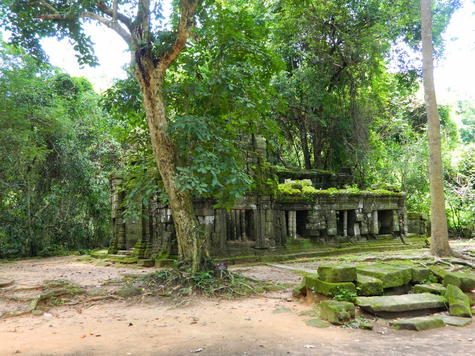 Ruins near the temple