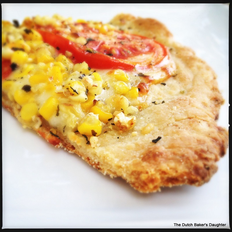 The Dutch Baker's Daughter Buttery Crusted Sweet Corn and Tomato Pizza