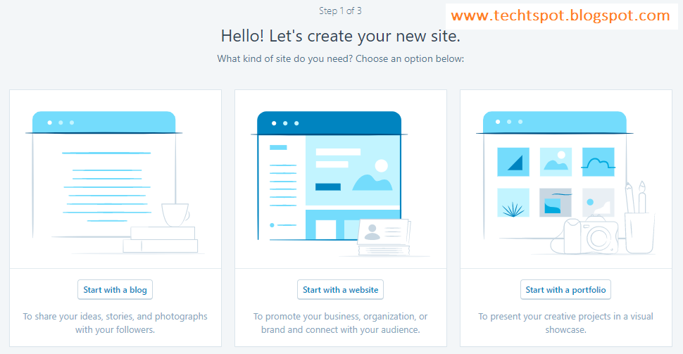 how to create a blog site