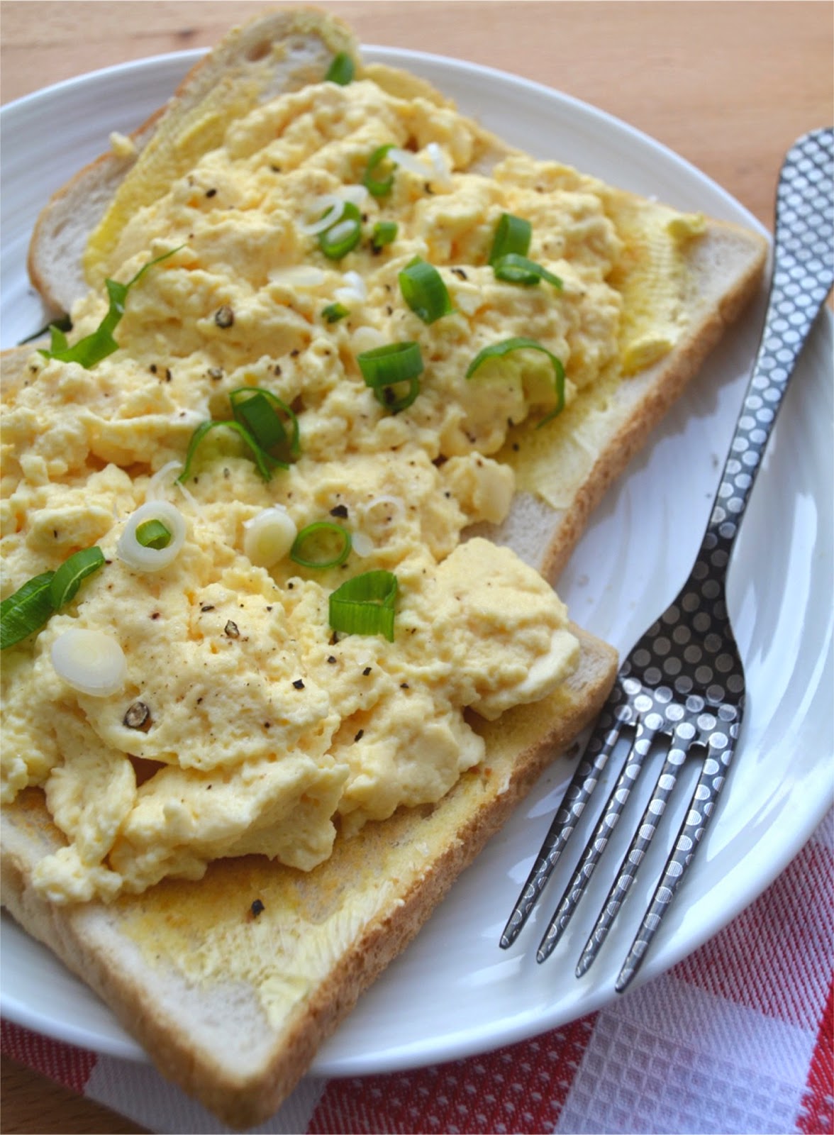 scrambled eggs made in a high-speed blender