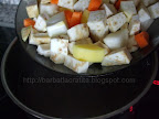 supa crema de telina morcov cartof ceapa cu crutoane preparare