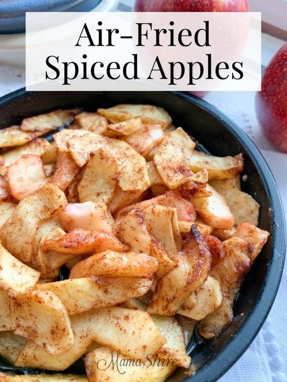Air-Fried Spiced Apples