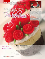 Mentega Keju Cakes House: Resepi Kek terbaru. Kek LaPis Azura