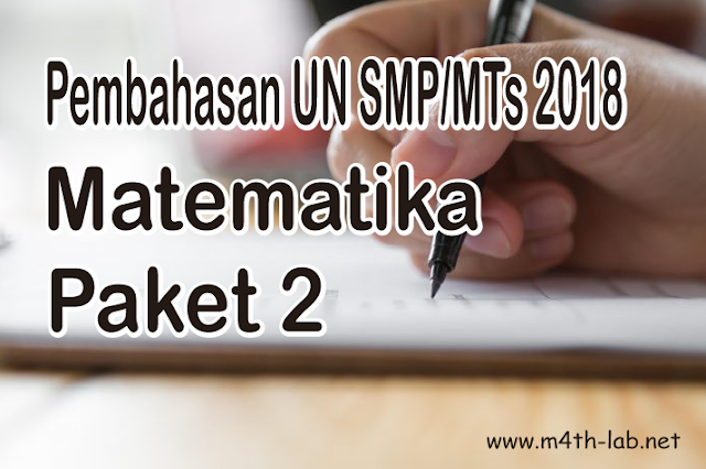 Contoh Soal Dan Contoh Pidato Lengkap Soal Unbk Matematika Smk 2018 Dan Pembahasannya
