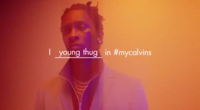 Modello e modella Calvin Klein pubblicità collezione 2017 - Foto testimonial