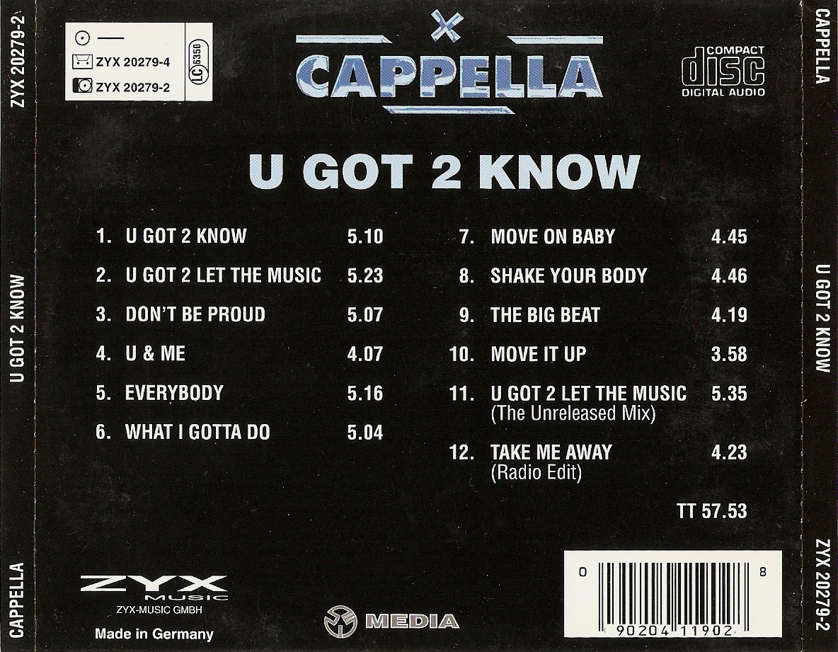 Got 2 let you. Cappella - u got 2 let the music (fuzzdead remix). Capella u got 2 let the. Cappella u got 2 let the music. U got 2 let the music.